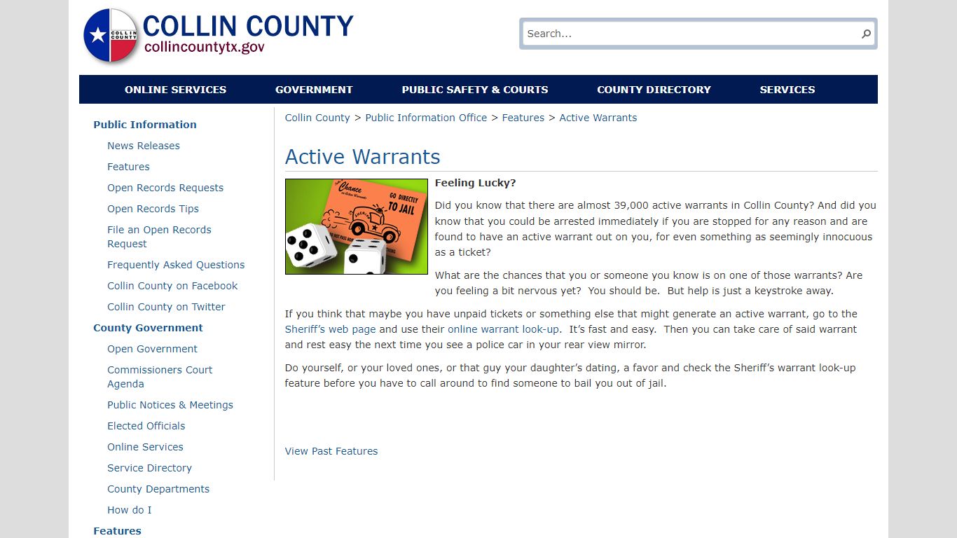 Features - collincountytx.gov